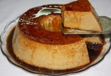 Receita de Pudim Flan de café