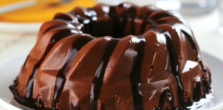 Receita de Pudim de Natas e Chocolate