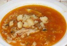 Receita de Sopa de Lingueirão