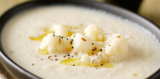 Receita de Sopa de couve-flor
