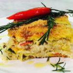 Receita de Torta de bacalhau com passas