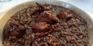 Receita de arroz de cabidela