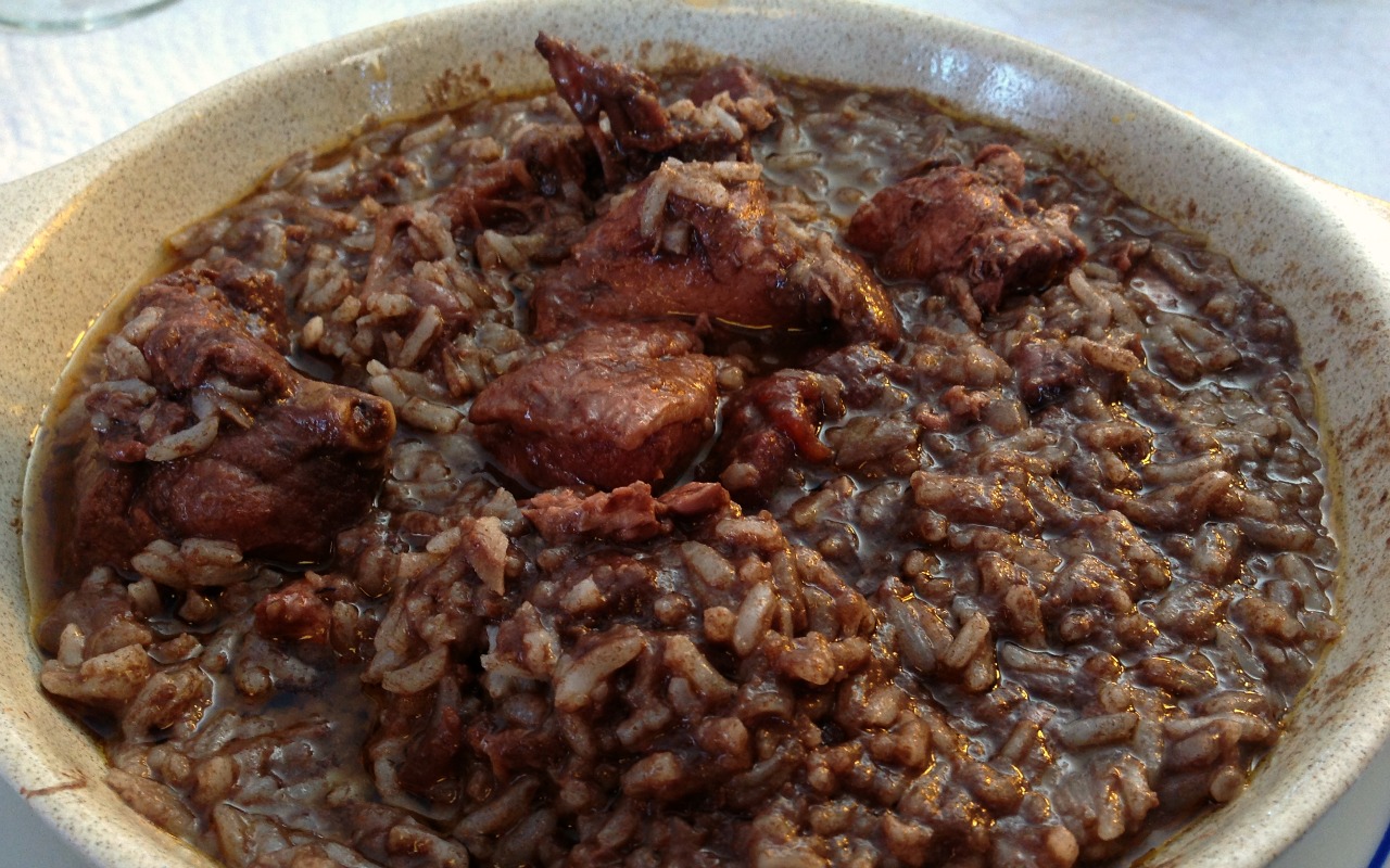 Receita de arroz de cabidela