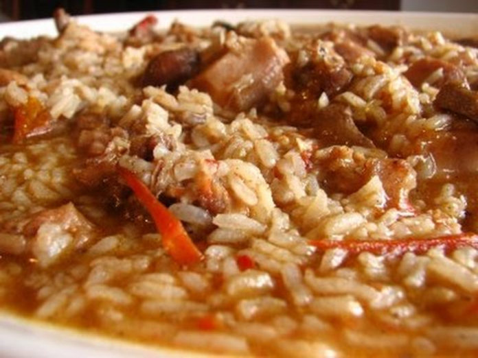 Receita de arroz à minhota