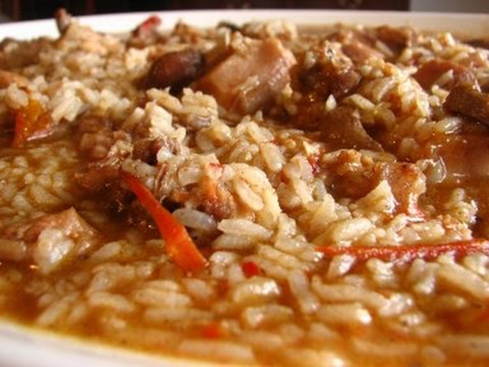 Receita de arroz à minhota