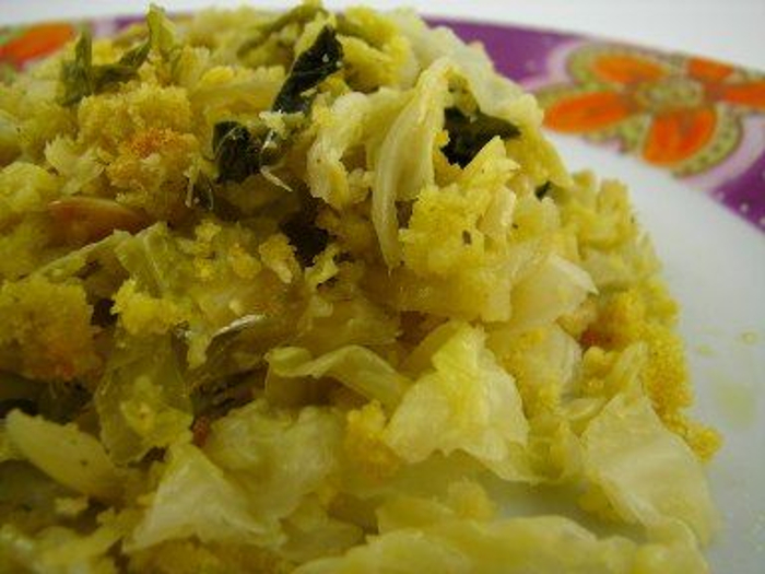 Bacalhau à rijo com couve lombarda - Mulher Portuguesa Bacalhau à rijo com couve lombarda - Mulher Portuguesa