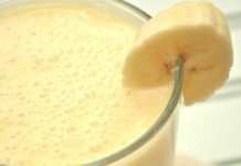 Receita de batido de banana