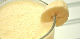 Receita de batido de banana