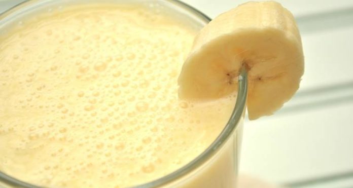 Receita de batido de banana