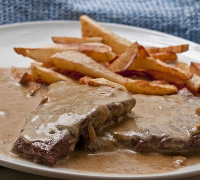 Receita de Bife à café