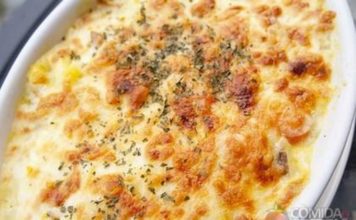 Receita de camarão gratinado no forno