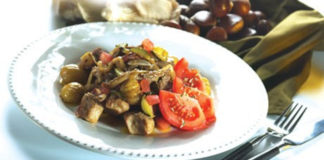 Receita de carne de porco com castanhas