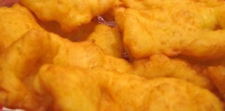 Receita de filhoses estendidas