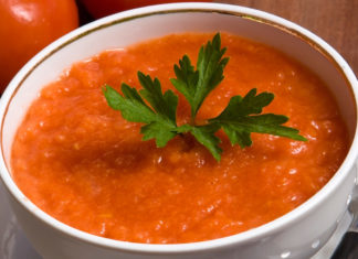 Receita de gaspacho rápido na bimby