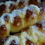 Receita de pão doce com cobertura de Creme de Baunilha