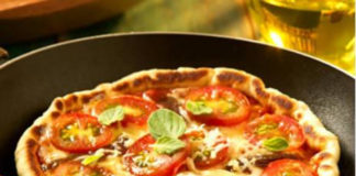 Receita de pizza de aveia light
