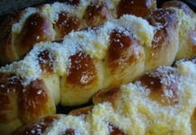 Receita de pão doce com cobertura de Creme de Baunilha