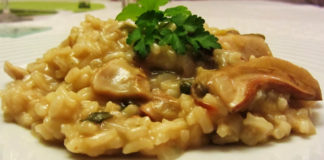 Receita de Risotto Milanês com Cogumelos