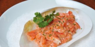 Receita de salmão marinado