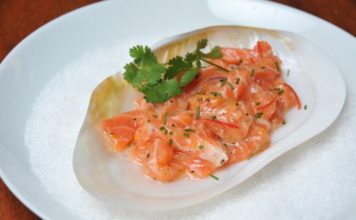 Receita de salmão marinado