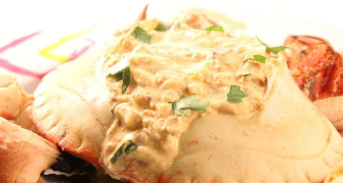 Receita de santola recheada