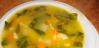 Receita de sopa de legumes