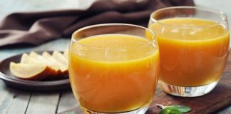 Receita de sumo de maça e pessego