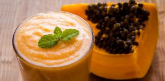 Receita de sumo de papaia e melão
