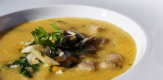 Receita da Sopa de conquilhas