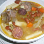 Sopa de couve com feijão