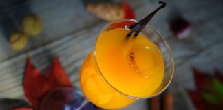 Sumo de manga e maracujá