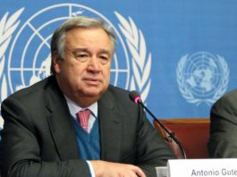 António Guterres, Sec. Geral da ONU