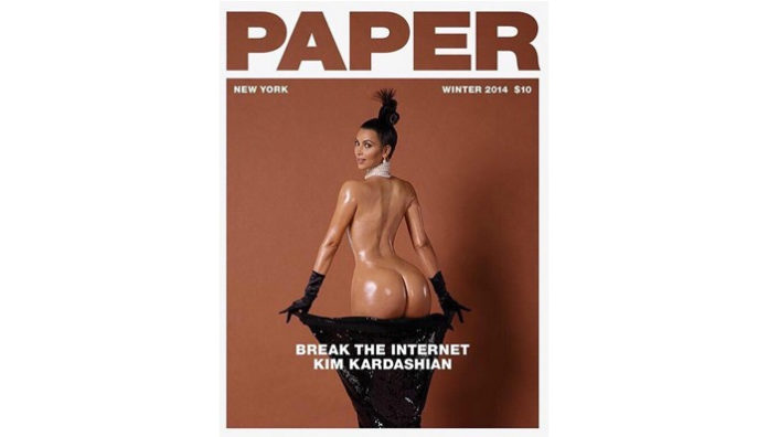 kim Kardashian na revista 