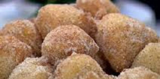 Receita de Sonhos de banana Madeirense