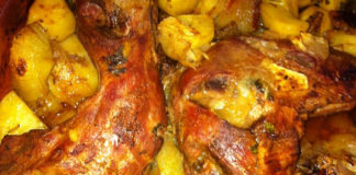 Receita de cabrito assado no forno à padeiro
