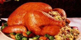 Receita de peru recheado de Natal