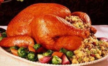 Receita de peru recheado de Natal