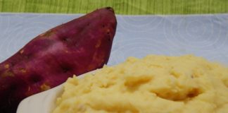 Receita de puré de batata doce