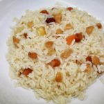 Pudim de Arroz com frutas secas para bebé