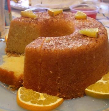 Receita de Bolo de Laranja humido