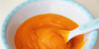 Receita de puré mimosa de dois vegetais para bebé