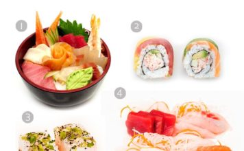 Conheça os tipos de sushi