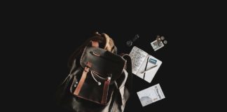 Organizando a mala para a viagem
