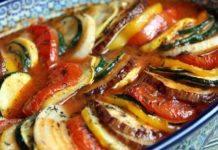 Receita de ratatouille gratinado