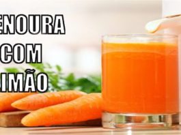 Receita de sumo detox de cenoura e limão