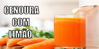 Receita de sumo detox de cenoura e limão