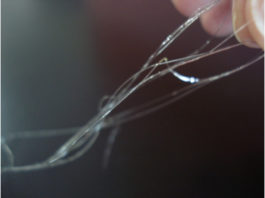 Açúcar em ponto de cabelo