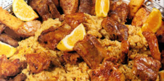 Receita de Migas com lombinho de porco á moda do alentejo