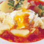 Receita de sopa de tomate com bacalhau