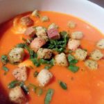 Receita de sopa de tomate à alentejana